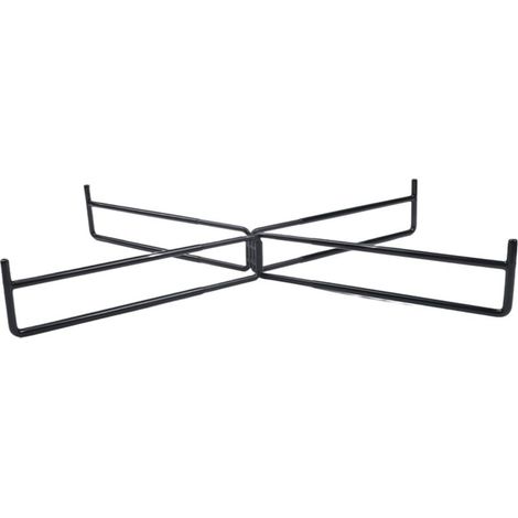 Support de refroidissement pliable en métal pour le camping et le rangement en plein air, design robuste avec pieds antidérapants et finition anti-rayures (1/5)