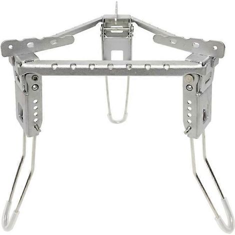 1. Grillständer aus Edelstahl für Camping, leichter und langlebiger Außengrill, ideal zum Kochen im Freien.