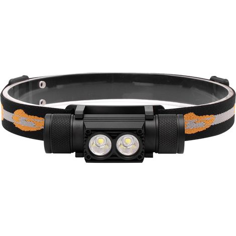 Wiederaufladbare StirnlampeLumenXML-L2 LED-Stirnlampe, leicht und wasserdicht, abnehmbar