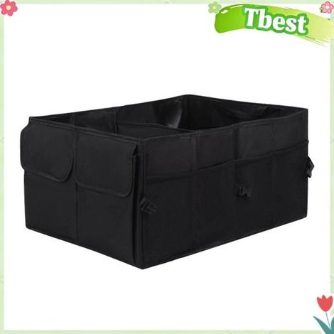 Tbest Sac de rangement de coffre de voiture Organisateur de Coffre de Voiture, Tissu Oxford 600D, Sac de Rangement bricolage boite (1/5)