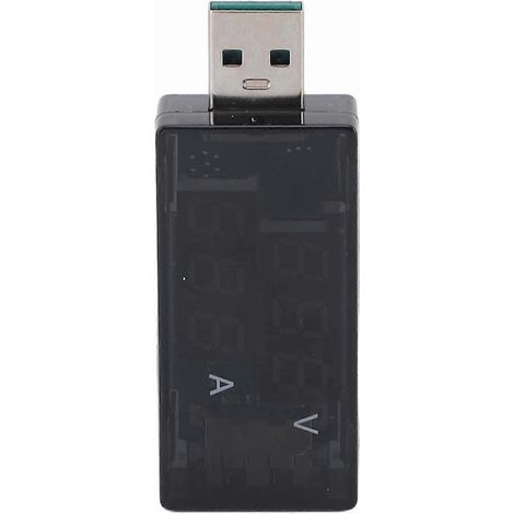 Tragbarer USB-Tester, Spannungs- und Strommessgerät, Multifunktions-Ladetester, DC 4–30 V, 0–6,5 A, KWS-1