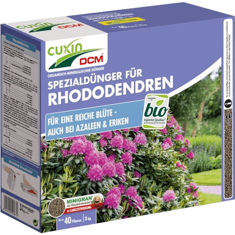 Engrais Cuxin pour rhododendrons 3 kg Engrais pour azalées Engrais pour éricacées Engrais pour hortensias
