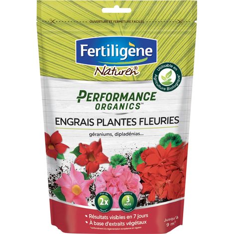 Engrais Granulés Plantes Fleuries, Géraniums, Dipladénias 700 g Résultats dès 1 semaine Avec extraits végétaux enrichi en guano marin Pour 9m² (1/5)