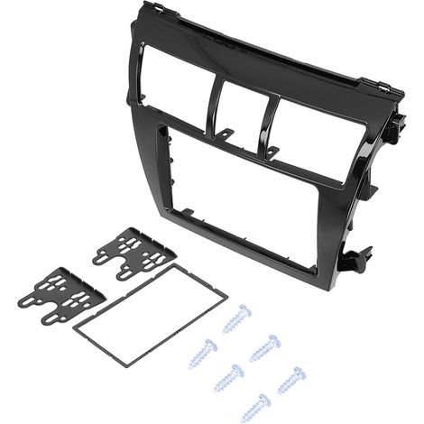 2-DIN-Autoradio-Blende mit Mittelkonsole und CD-Player als Ersatz für Yaris Limousine (2006–2012) (1/5)