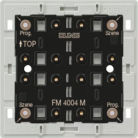 Jung eNet Funk-Wandsender-Modul, 4fach, F40 FM 4004 M