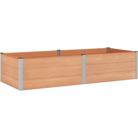 Maison Exclusive - Hochbeet Braun 250 x 100 x 54 cm (1/5)