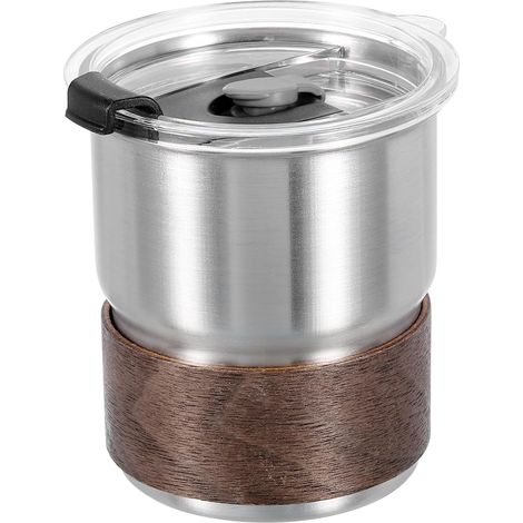 Gobelets en acier inoxydable 304 avec manchons et couvercles, verres à eau à double paroi, incassables, pour la maison, le bureau, le bar et le restaurant.