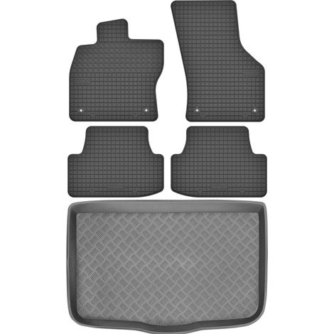 Juego de alfombrillas de goma para coche y maletero para Audi Q2 I GA Crossover (2016).
