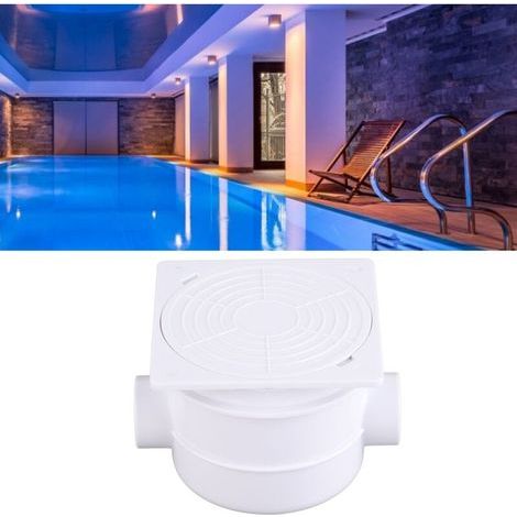 Boîte de Junction Sous‑Marine pour Lumière de Piscine – Blanc (100x100x34mm, Plastique, 145g) (1/5)