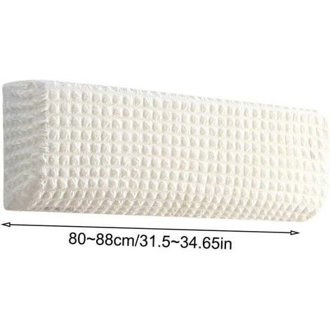 Housse de Protection Murale pour Climatiseur Intérieur, Couverture Anti-Poussière Rétractable et Lavable en Polyester Durable, Protège Efficacement Votre Climatisation Suspendue en Conservant Élégance