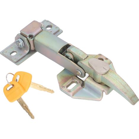 Verrou de culasse moteur en acier inoxydable, antivol de couvre-culasse avec 2 clés pour excavatrice Komatsu PC120 PC200 PC300 (1/5)