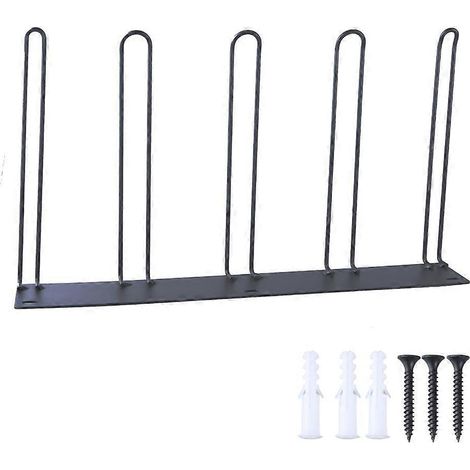 Organisateur de bottes en métal durable, multifonctionnel, support mural pour bottes longues.