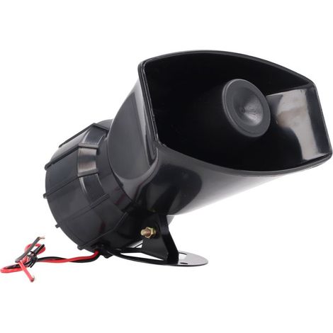 Haut-parleur sirène 130db, klaxon d'alarme haute puissance 60W, dispositif d'avertissement intérieur et extérieur pour système de sécurité, DC24V (1/5)