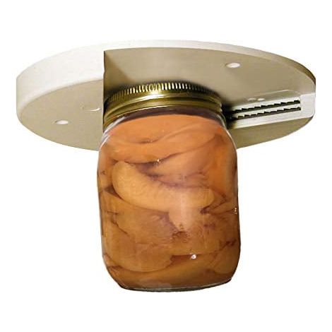 Ouvre-bocal universel pour tous les tailles de pots, blanc