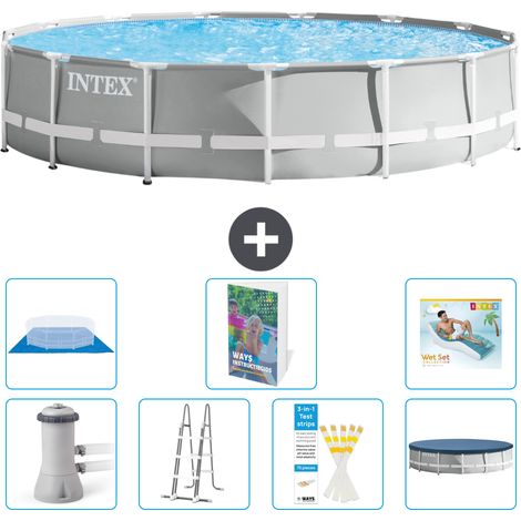 Prism Frame Pool Rund - 457x107 cm - 8-teilig S670