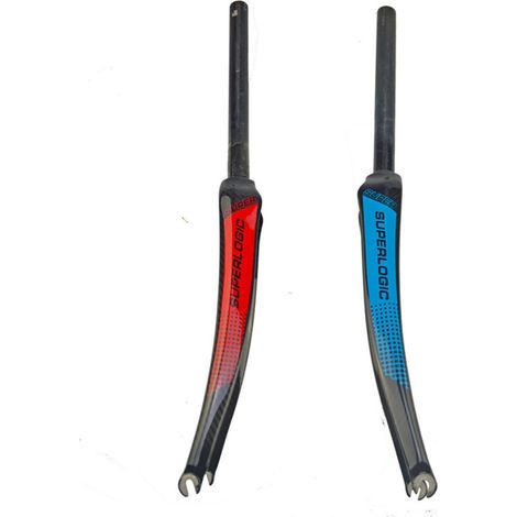 Superlogic 3K twill carbon fiber road bike fork, rigid fork, 700C accessories (1/5)