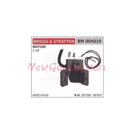 Bobina accensione briggs & stratton per motori 5 HP tagliaerba 004019