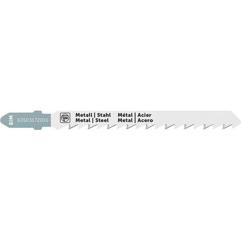 Fein 63503172010 Lame de scie sauteuse pour métal BIM 75 T1.2/2.5 MS SC 5 pc(s) Y307983