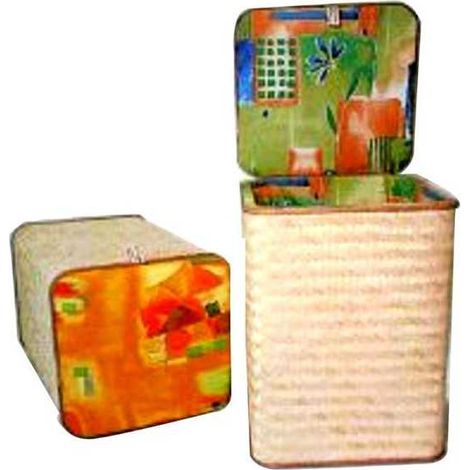 Cuscino per Cestino in Vimini 35x35 cm, Altezza 53 cm, Modello 20212