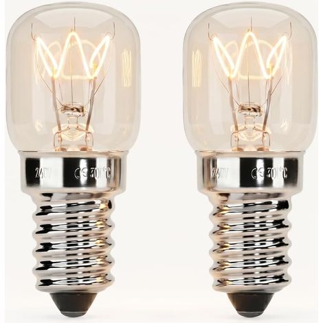 2x Ampoule Four 40W 300 degré - Ampoule de Four, lampe en cristal de sel, micro-ondes, lampe à lave, etc. - 300 lumens & 2700K blanc chaud (1/5)