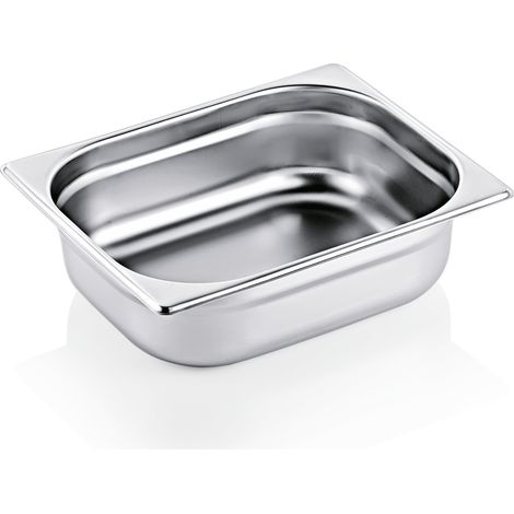 Bac GN 1/2 Inox 18/8 - 6,5 L P 100 mm - Was Germany