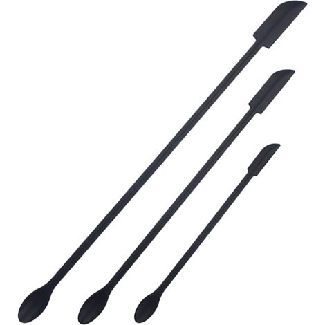Spatule En Silicone - 3 Pièces - Résistant À La Chaleur Jusqu'à 200 °C - Pour Pâtisserie Et Cuisine - Set De Racloirs À Pâte (1/5)