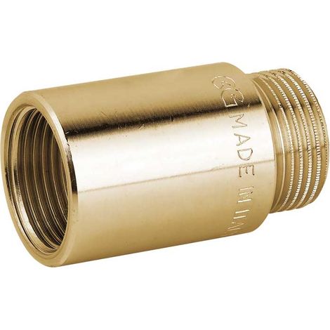 "PROLUNGA MASCHIO/FEMMINA DA 3/4"""" IN OTTONE GIALLO L.15 mm Q.TA 10"