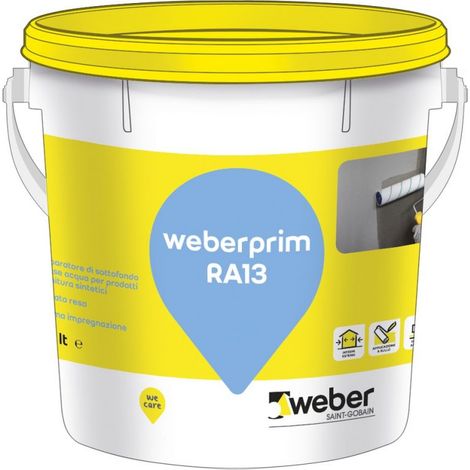 Weberprim ra13 aggrappante incolore secchio lt 5