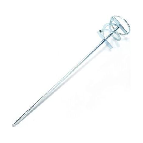 Malaxeur, Tige malaxeur double hélices, Mélangeur 120 mm, Longueur 500mm, Agitateur hélicodal (1/4)