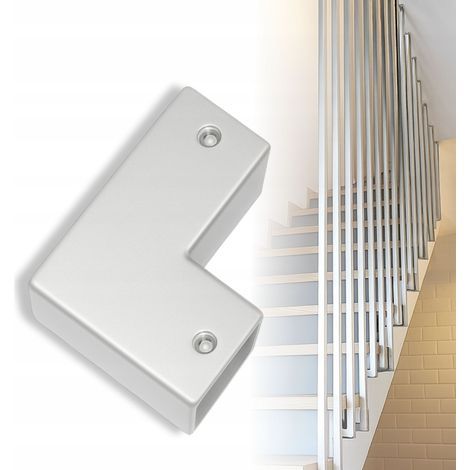 Halter Für Vierkantprofil 25 x 25 mm, Seitliche Befestigung Für Geländer, Silber