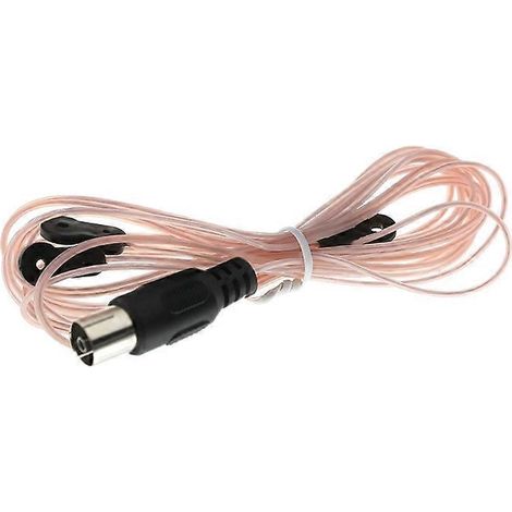 Universelles FM-Dipolantennenkabel 520–1710 MHz mit weiblichem Stecker für FM-Radios, Stereoanlagen, Verstärker und Empfänger im Innenbereich
