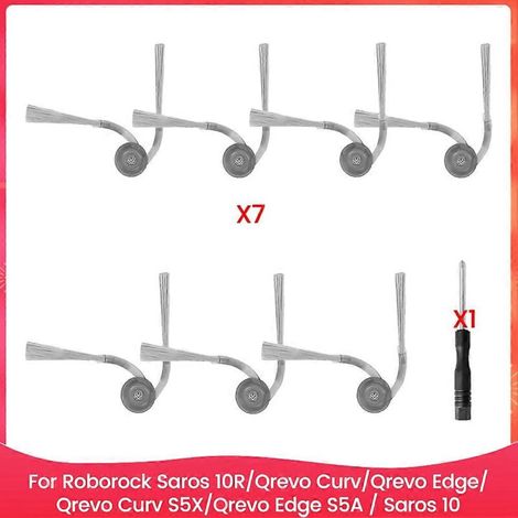 Brosse latérale pour aspirateur robot Roborock Saros 10R, Qrevo Curv, Qrevo Edge, Qrevo Curv S5X, Qrevo Edge S5A, Saros 10 (1/5)