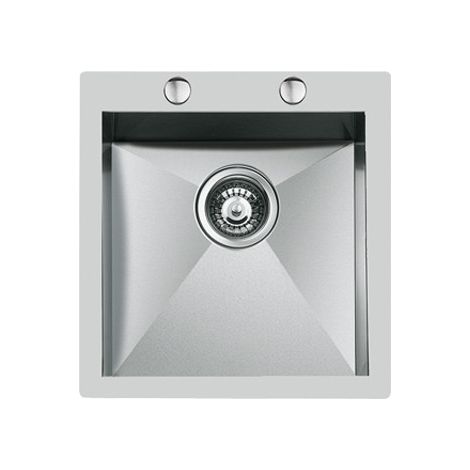 Foster Quadra.1V.40x40.br.SF Rectangular Acero inoxidable (1/2)