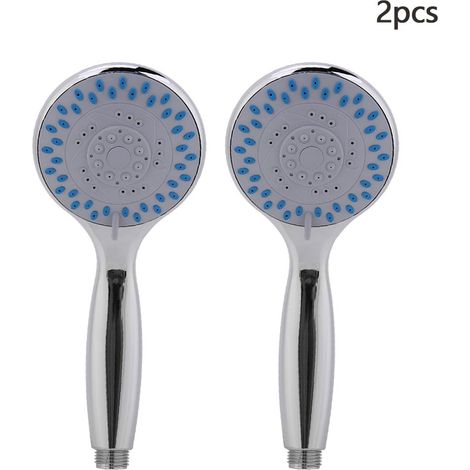 2Pommeaux de Douche à Main Réglables Économiseurs d'Eau pour Salle de Bain, Lot de 2 (1/5)