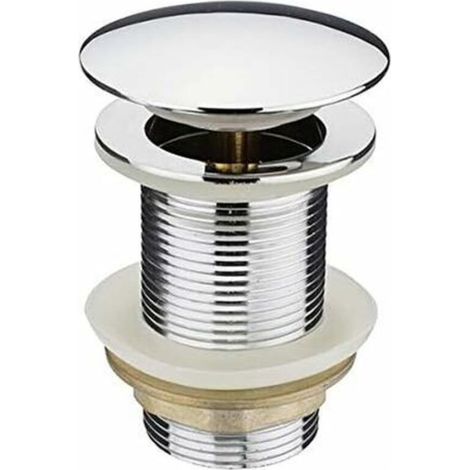 KZQ – Bonde de lavabo pop-up 62mm – Filetage G1 1/4 – Installation facile avec joints inclus – Système de drainage par pression (1/5)