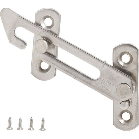 Charnière de sécurité enfant en acier inoxydable pour fenêtre à battant et coulissante, limiteur d'ouverture, verrou de protection, accessoires de fixation.