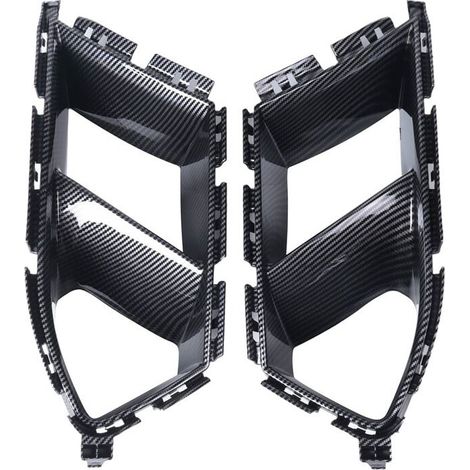 Cornice per la griglia del paraurti anteriore e spoiler laterale per le prese d'aria (in fibra di carbonio) per veicoli BMW M3, M4, G80, G82 e G83.