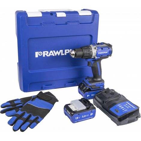 Perceuse RawlPlug R-PDD18-P100-XL2 18 V 2x5 0 Ah accu.
