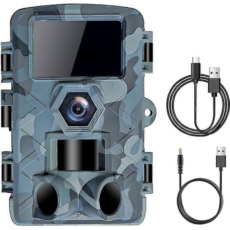 Caméra de chasse WIFI 60MP 1296P avec vision nocturne, étanche IP66, temps de déclenchement de 0,2 s, caméra piège, caméras de faune sauvage (1/5)