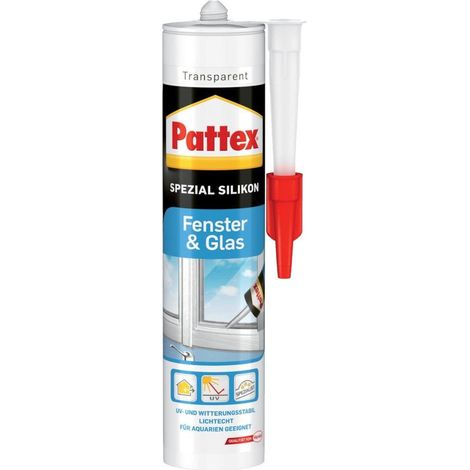Pattex Silicone Fenetre et verre 300ml, transp. (Par 12) (1/2)