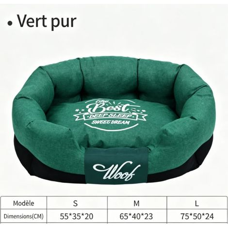 Accessoires pour animaux : Lit d'été pour chien (utilisable en toute saison) — Lit carré, Tapis pour chien, Lit pour chat style canapé, Lit rafraîchissant (Taille S)