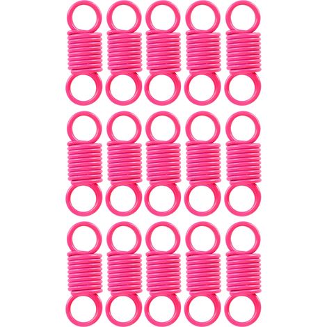 15 Pièces Ressorts de Compression Colorés Petits Ressorts de Tension pour Sangle de Sac Adaptateur Rouge Rose (1/5)