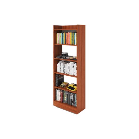 Libreria verticale componibile noce antico alta 180 cm, (1/4)