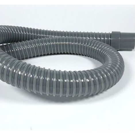 Tuyau souple d'évacuation flexible 90° – Diamètre 45 x 32 mm – Raccordement siphon – Plastique recyclé gris – Longueur 0,5 m (1/5)