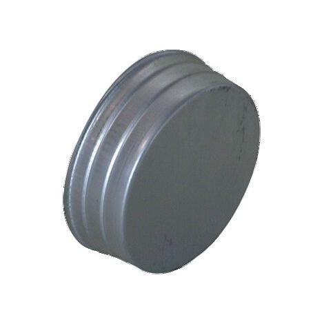 Atlantic – Bouchon galvanisé mâle/femelle pour réseaux double flux – Étanchéité fiable – Acier résistant à la corrosion – Installation rapide (1/4)