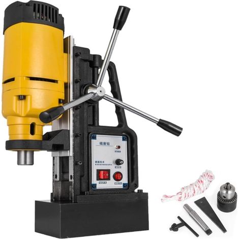 Perceuse magnétique 1200 W, perceuse magnétique 13000 N, Profondeur d'alésage maximale, Force magnétique, taraudage (1/5)