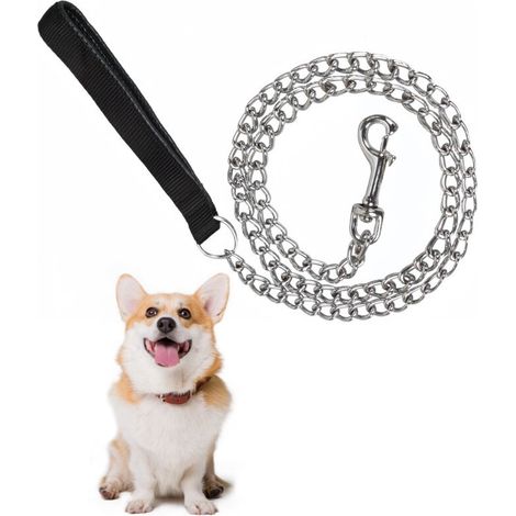 [NEVER USED] 120cm chain dog leash