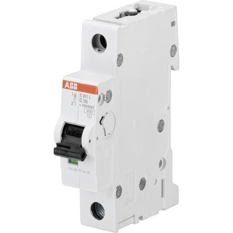 Disjoncteur unipolaire - 6kA - Courbe C - 10A à 40A - type de disjoncteur - disjoncteur 6kA 1P C 25A (1/4)