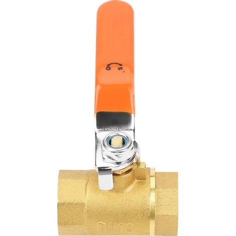 Vanne à bille en laiton DN15 1/2" BSP, 1,6 MPa, pour eau, huile et gaz (1 pièce).
