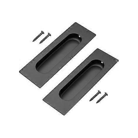Packung mit 4,7" Edelstahl-Einbaugriffen für Schiebetüren von Schränken und Schubladen, für Küchenschränke und Kommoden (1/5)